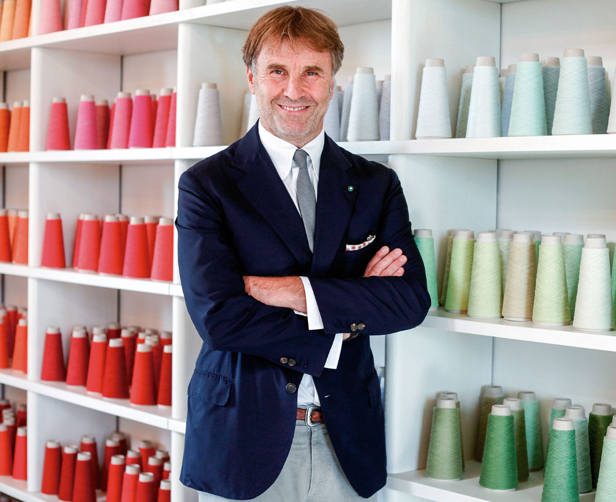Brunello Cucinelli, presidente y director creativo de la marca homónima.
