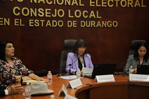 Consejera Presidenta del INE en Durango, Aracely Frías López. | INE Durango
