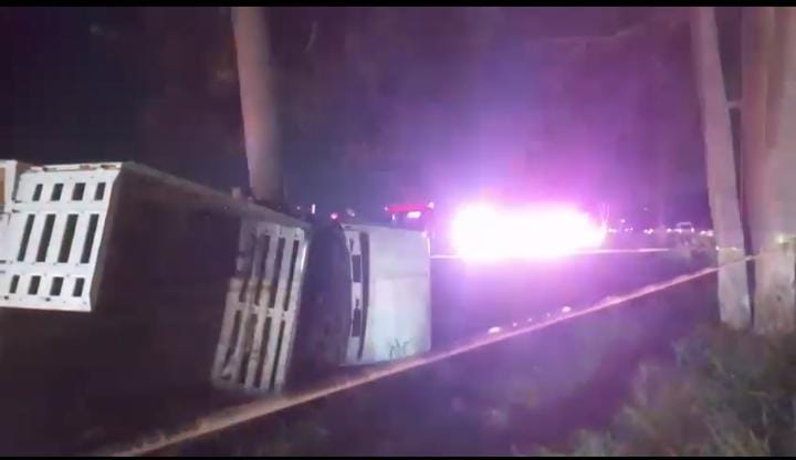El accidente ocurrió sobre la carretera a Nogales. (Especial)