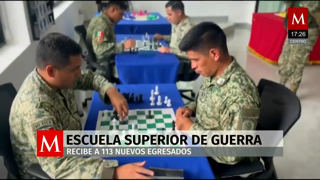 Escuela militar enseña ajedrez para formar oficiales con pensamiento estratégico