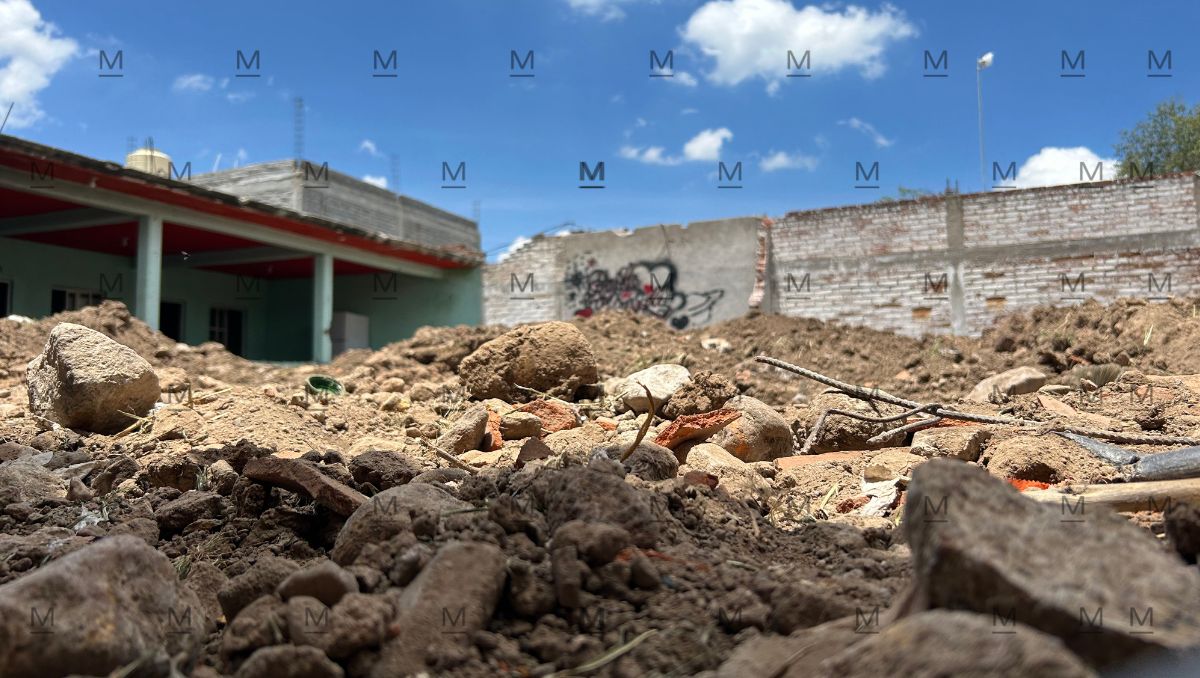 Fosa clandestina en 'La Calera' ubicada en Irapuato. | Foto: Christian Ortiz.