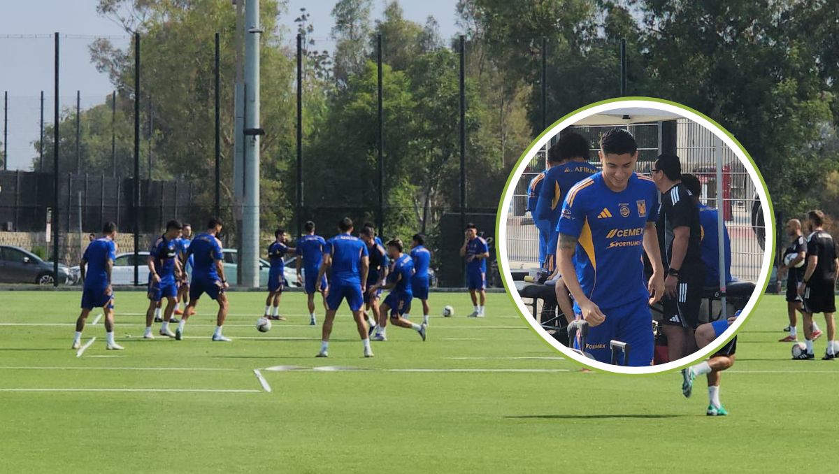 Tigres entrena con su nuevo refuerzo en Los Ángeles (Roberto Flores)