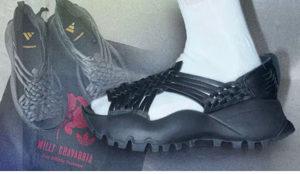 Adidas plagia diseño de huarache oaxaqueño. (Foto: Especial)