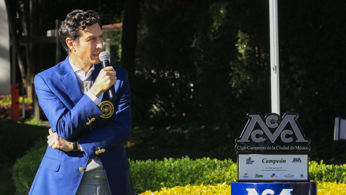 Andrés Jurado Rivera Torres mencionó que "el golf mexicano ya no será solo un deporte de élite" (Cortesía)