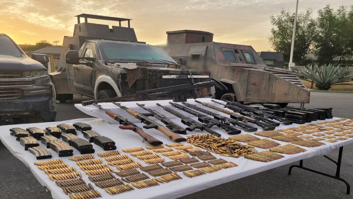 Aseguran vehículos con blindaje artesanal en Tamaulipas. | SSPC