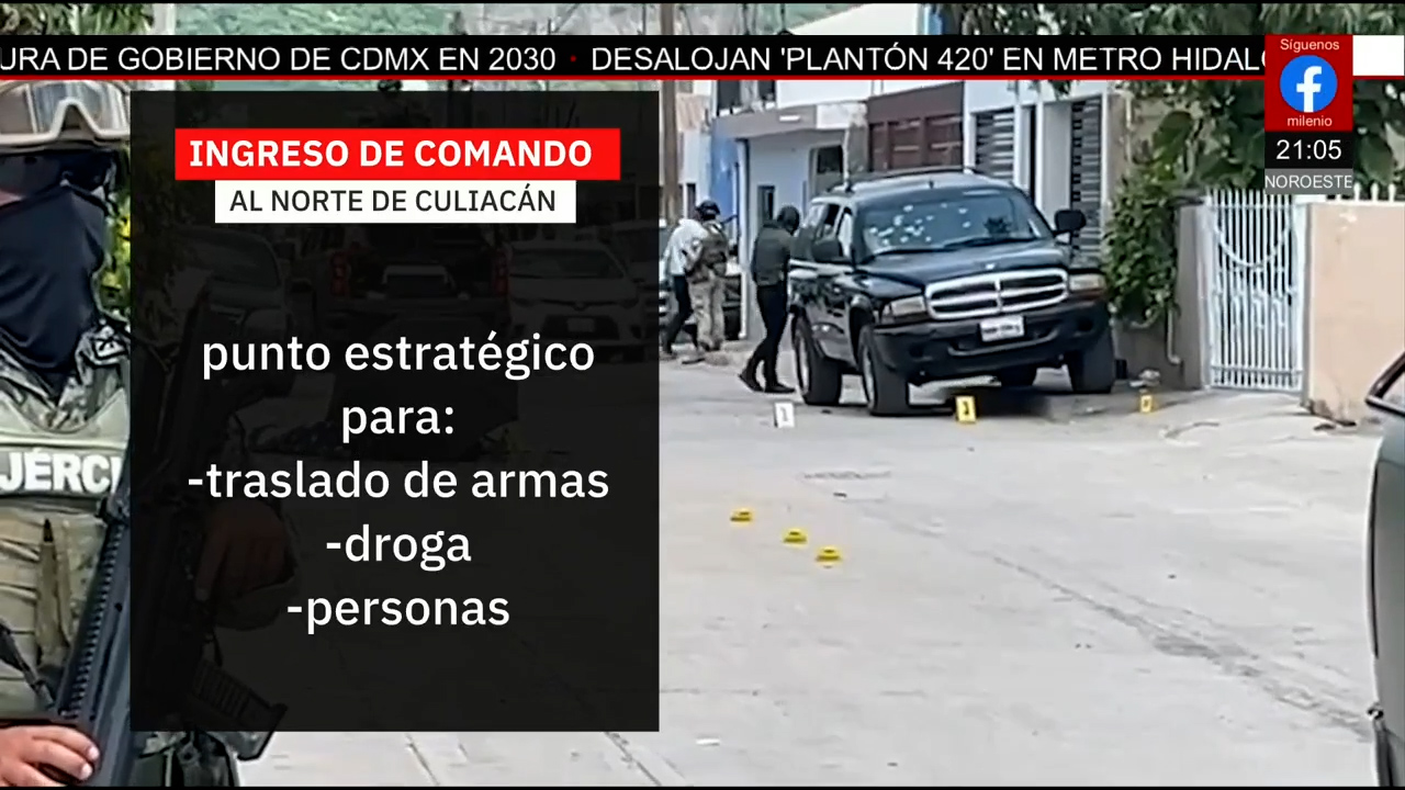 Crimen organizado usa El Limón de los Ramos como base estratégica en Culiacán