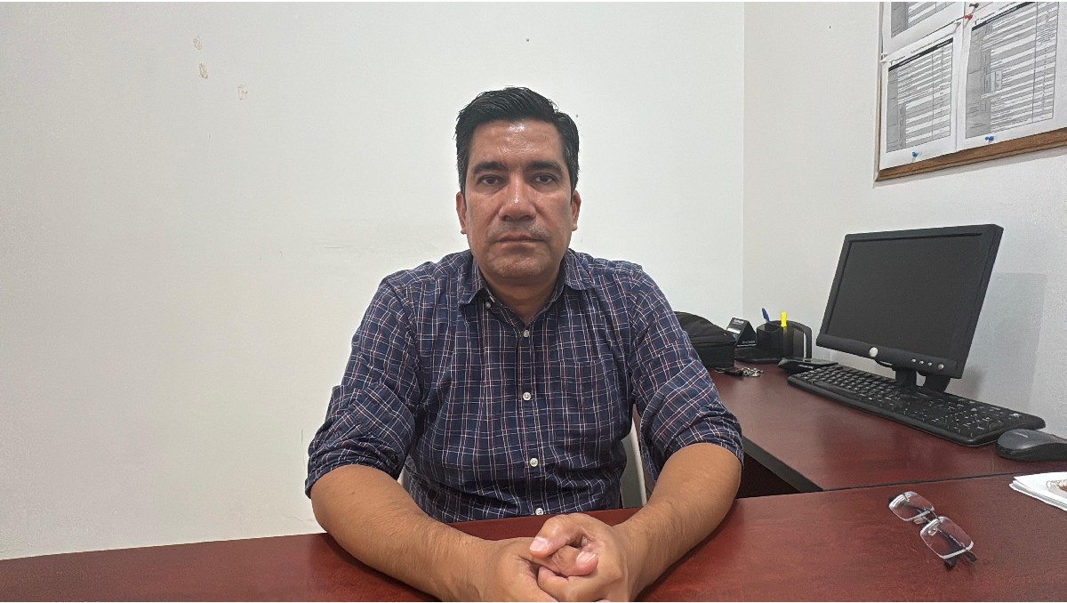 Delegado de Transporte Público en la zona sur de Tamaulipas, Héctor Morales Mireles. (Mario Juárez)