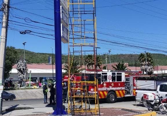Electrocutados en la carretera Pachuca- Tulancingo. (Cortesía)