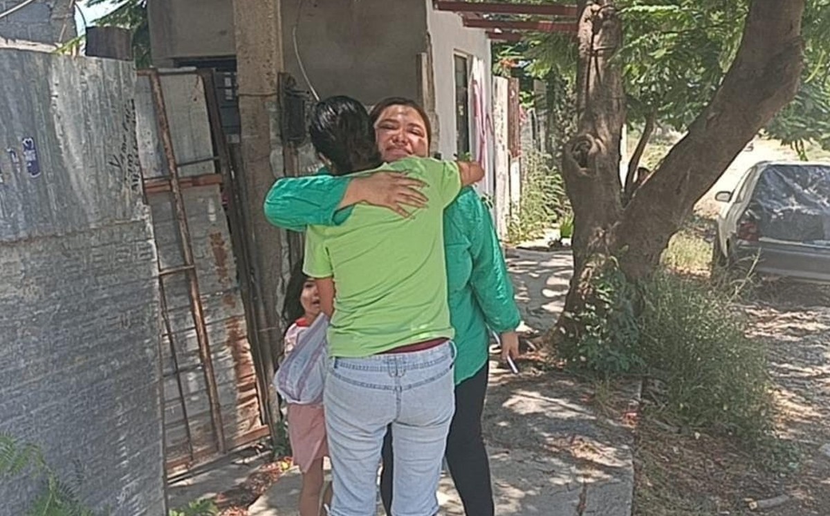 Mujer extraviada logró encontrarse con sus familiares.