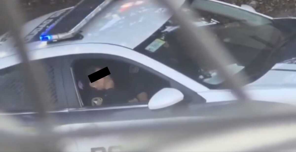 Policías son captados teniendo relaciones al interior de una patrulla.