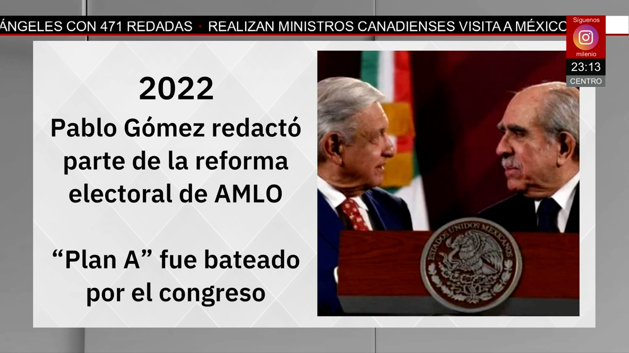 Reforma electoral renace con Pablo Gómez después del intento fallido