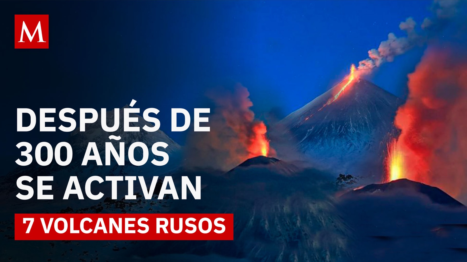 Rusia en alerta: 7 volcanes erupcionan tras terremoto de 8.8 ¡Evento único en 3 siglos!
