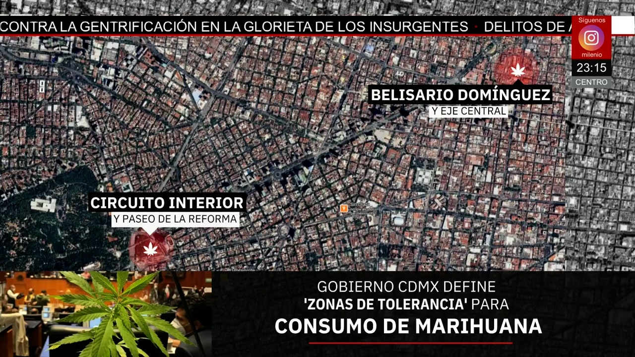 CdMx autoriza consumo lúdico de marihuana en tres puntos estratégicos