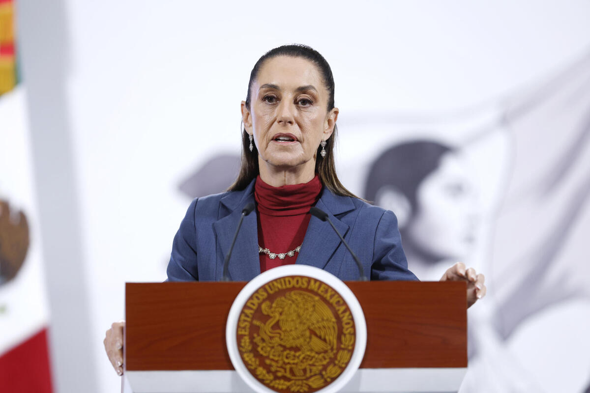 Claudia Sheinbaum en La Mañanera del Pueblo hoy 6 de agosto de 2025 | EFE