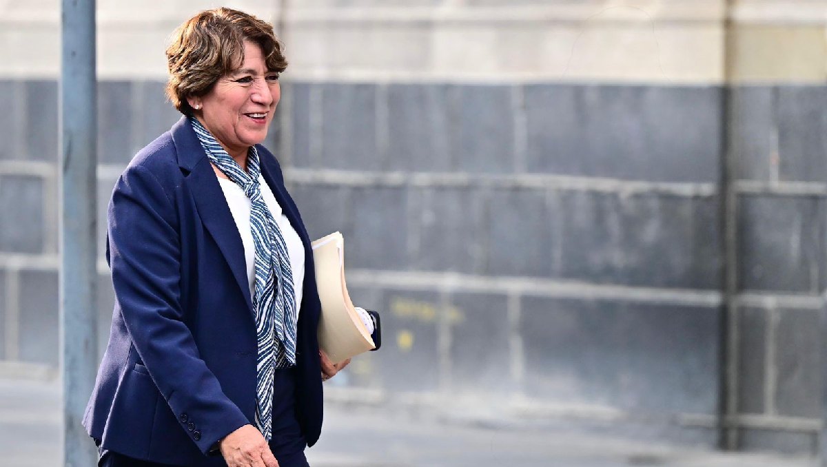 Delfina Gómez, Mauricio Kuri y Julio Menchaca se reúnen con Sheinbaum en Palacio Nacional. Foto: (Especial)