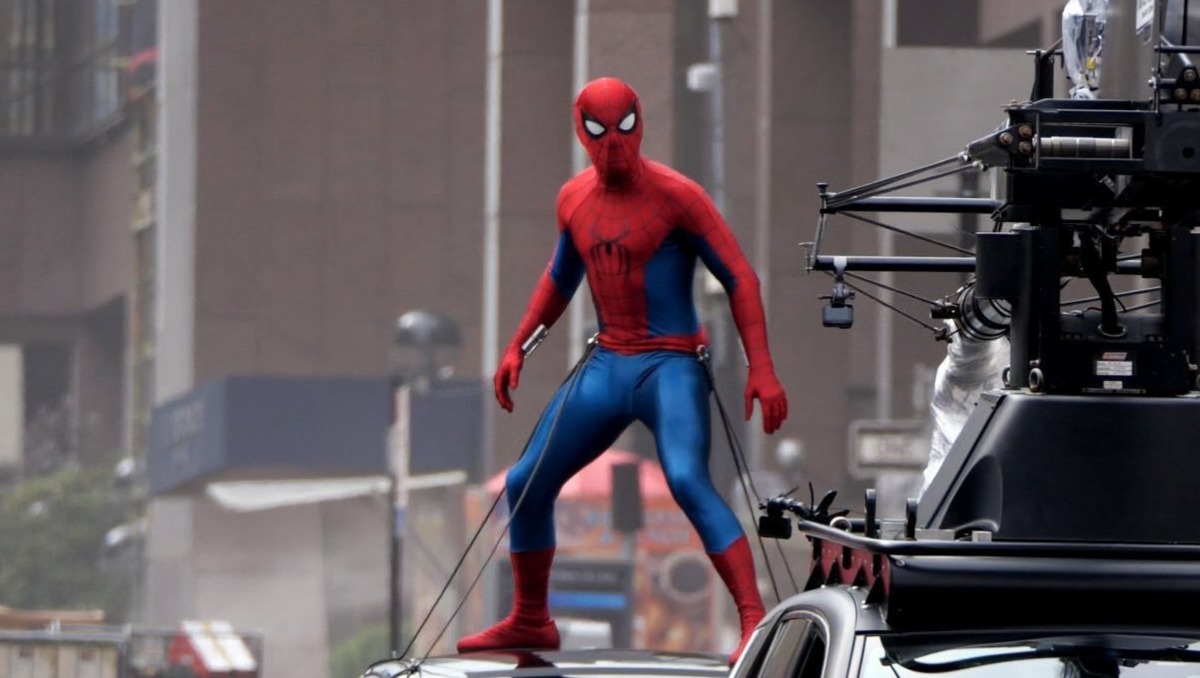 Foto de Spider-Man en rodaje se vuelve viral