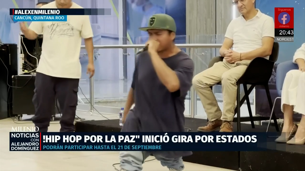 Hip Hop por la Paz debuta en las playas de Cancún con presentaciones musicales