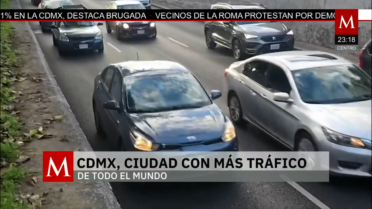 ¿La peor ciudad para manejar? CdMx entre las más congestionadas del mundo