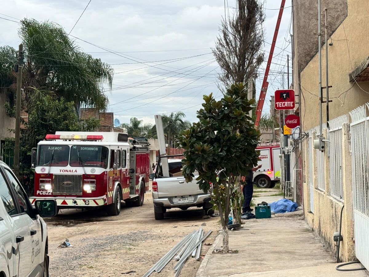 El accidente ocurrió en la colonia Las Palomas. (Usi Toledo)