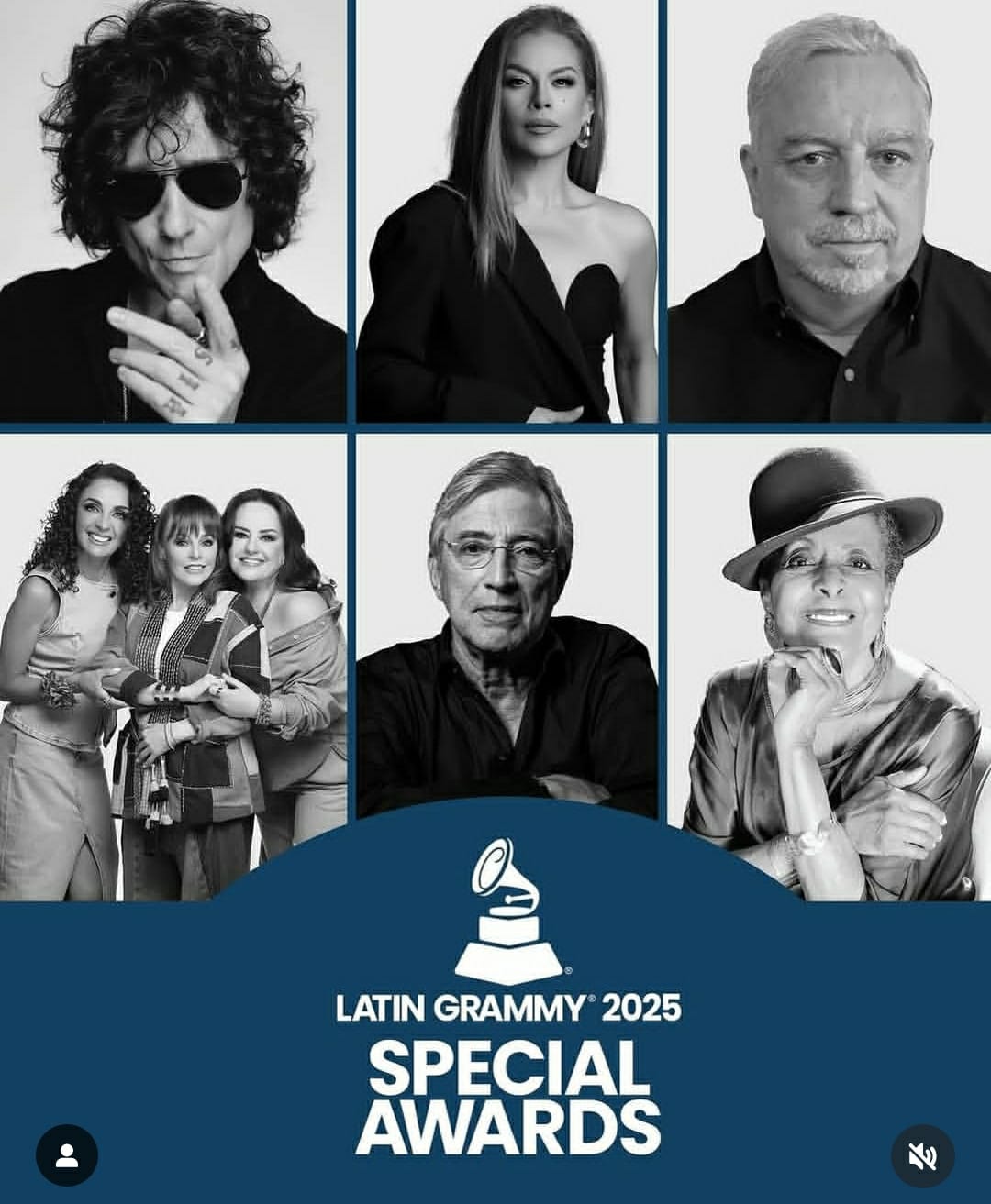 Los cantantes que serán reconocidos con el Premio a la Excelencia y Premio del Consejo Directivo / Especial