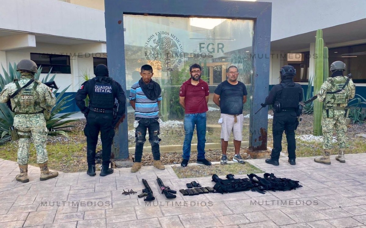Detienen a 3 hombres armados en Reynosa tras persecución