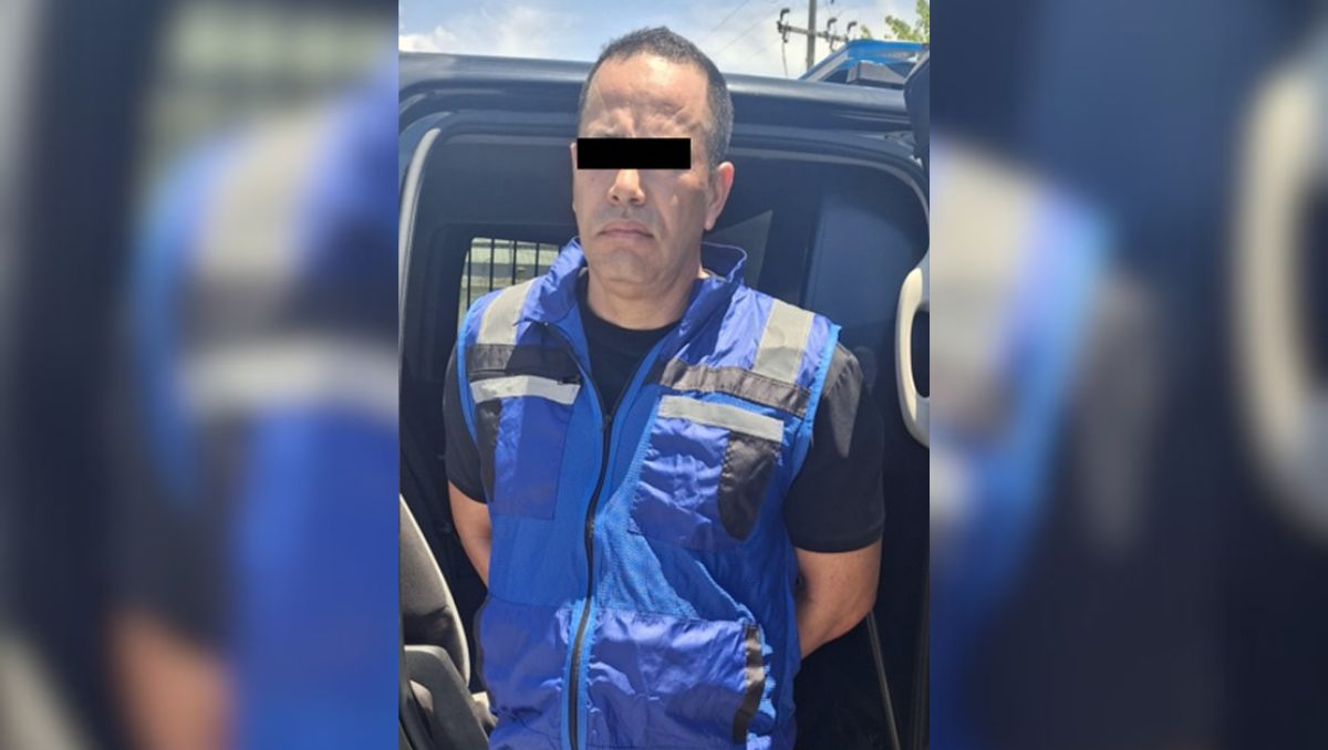 Fue interceptado en un banco que se ubica en Zaragoza y Morelos, luego de que el C4 alertara a todas las patrullas. | Foto: Especial