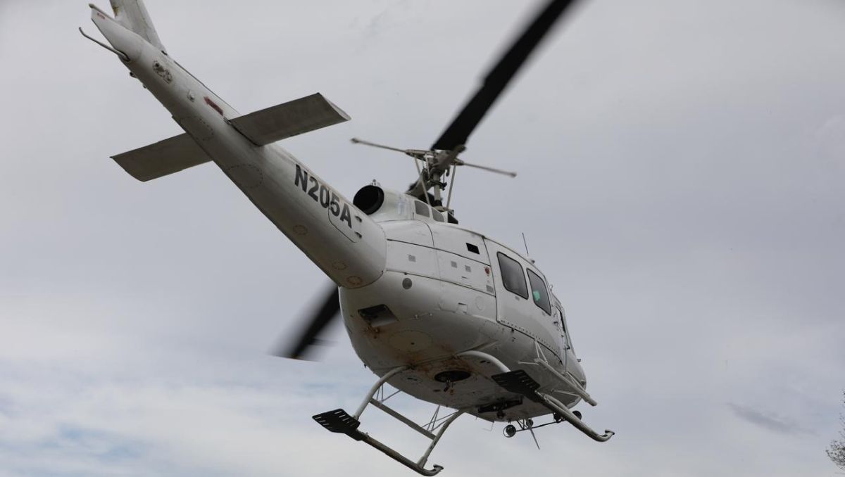 PCNL acude al lugar del siniestro en helicóptero. | Especial