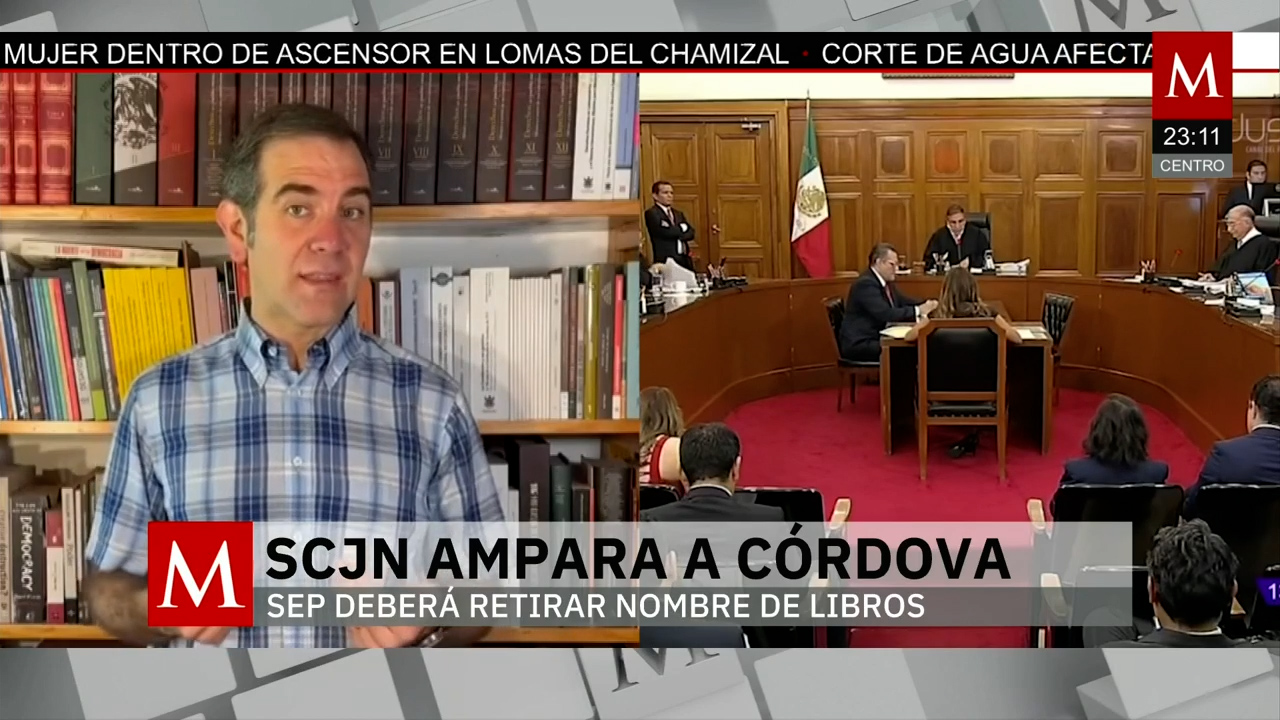 Suprema Corte concede amparo a Lorenzo Córdova para quitar su nombre de libros de la SEP