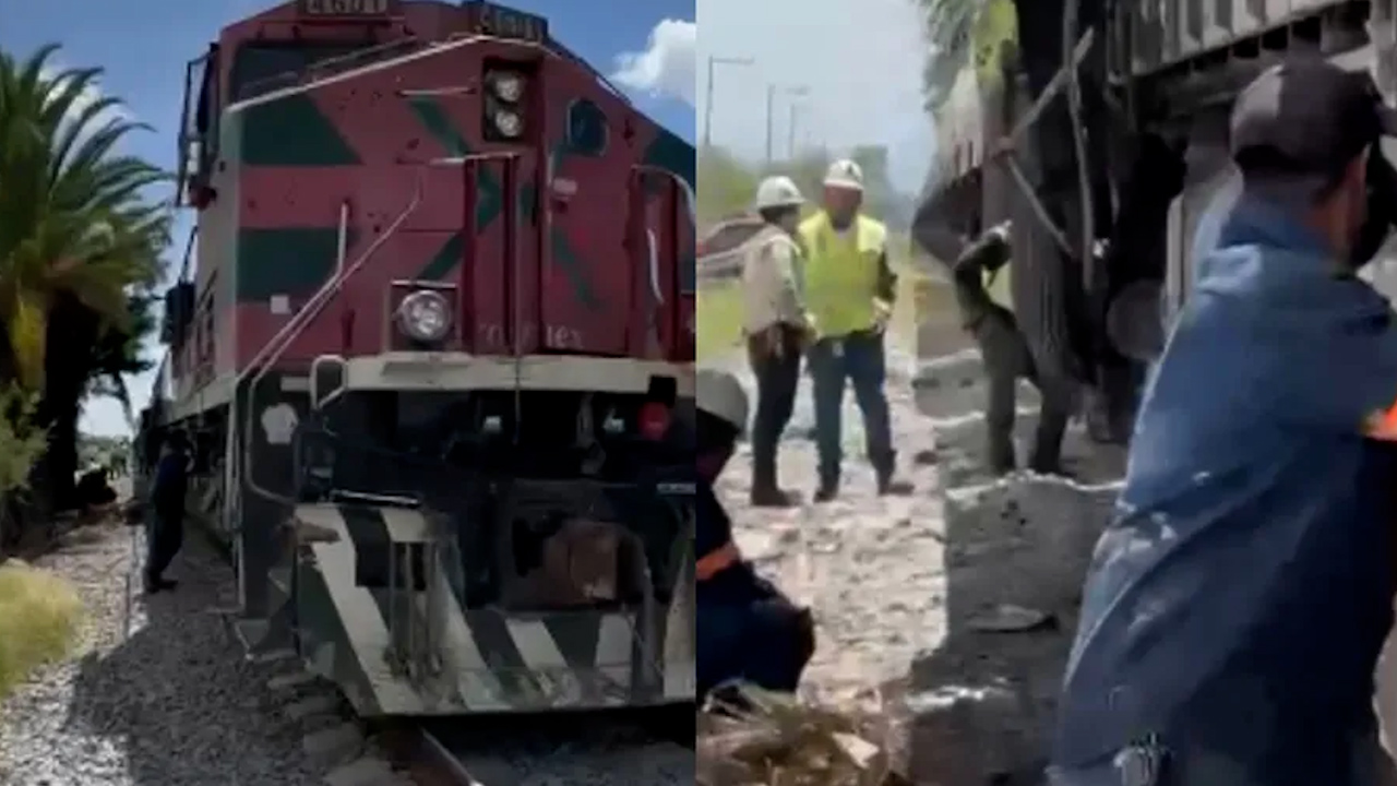 Conductor de tren estuvo 40 horas atrincherado tras accidente en Irapuato