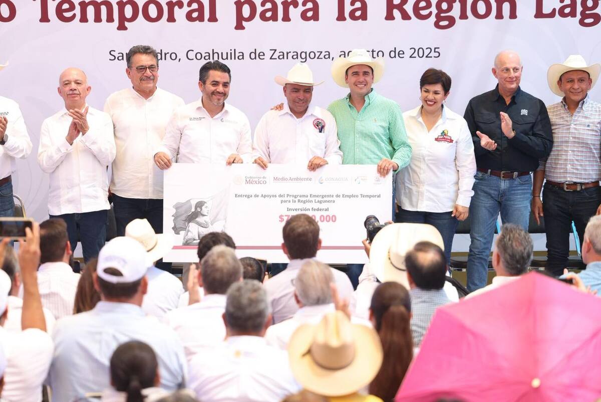 En La Laguna, inicia programa de empleo temporal por la sequía. (Cortesía)