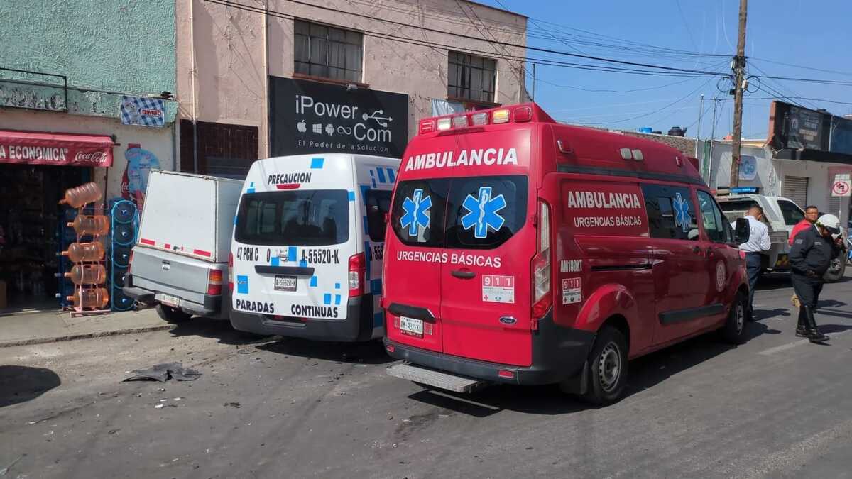 Accidente en Pachuca causado por conductor en estado de ebriedad. (Guadalupe Trejo)