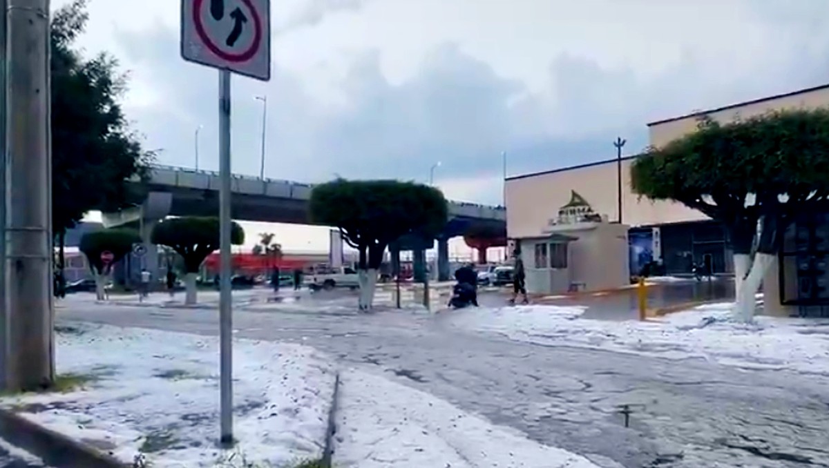 Irapuato registra intensa tormenta de granizo | Especial