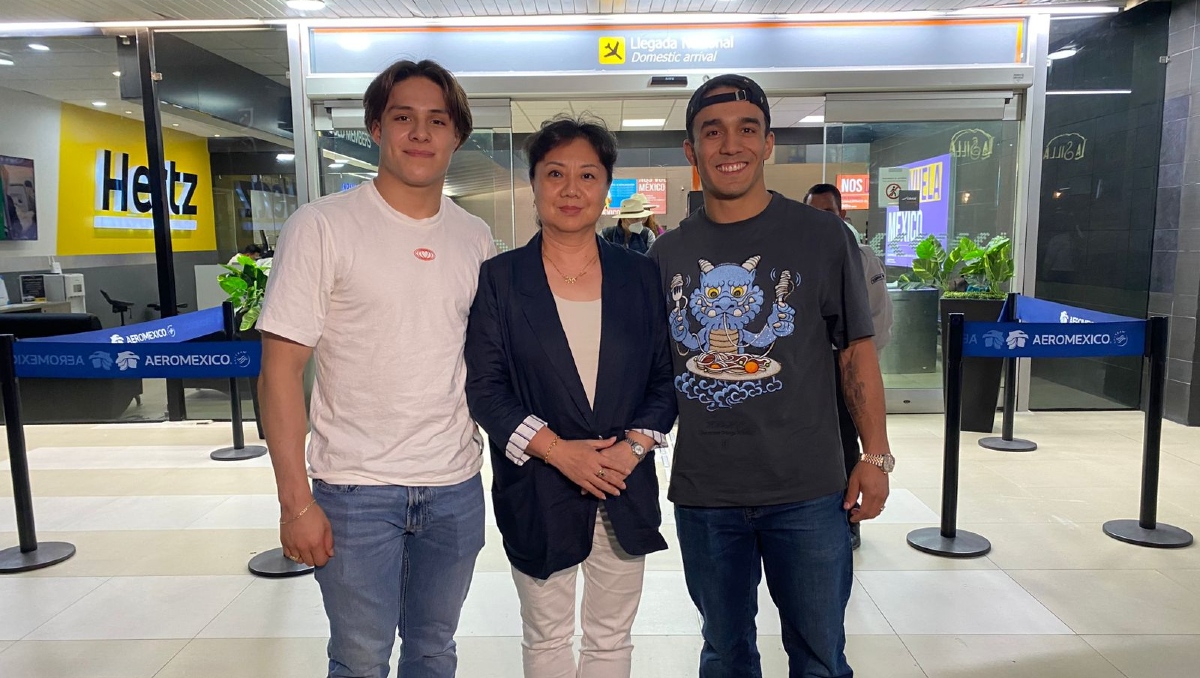 Osmar Olvera y Juan Celaya regresan a casa tras conseguir la gloria en el Mundial (Érick González)