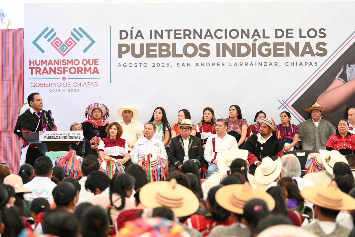 “¡Vivan los pueblos originarios de Chiapas, de México y de América!”, expresó el gobernador. | Especial