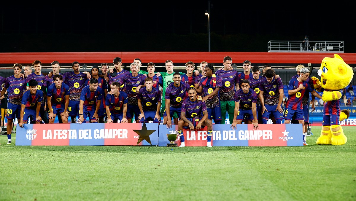 Barcelona cierra su pretemporada con goleada al Como en el Trofeo Joan Gamper (Reuters)