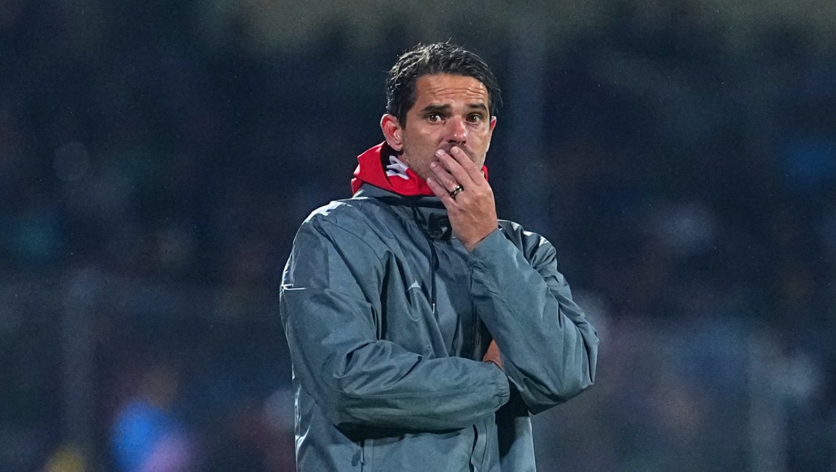 Fernando Gago en Ciudad Universitaria durante el Pumas vs Necaxa de la Liga MX (Imago7)