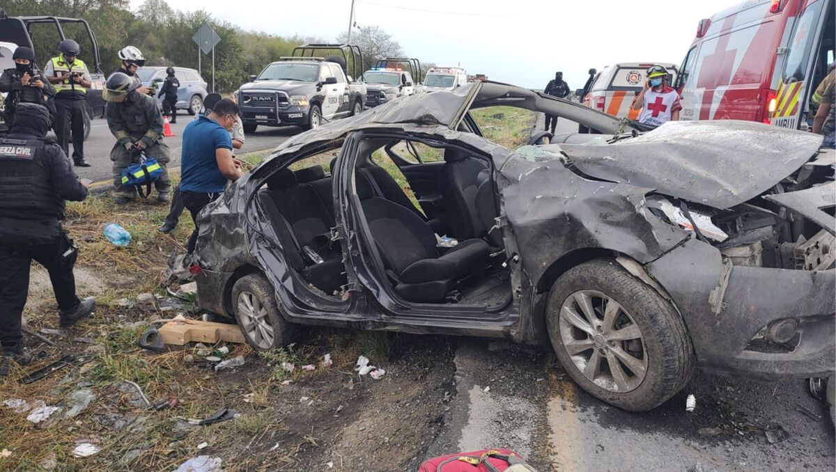 El incidente se registró a la altura del kilómetro 176 de la Carretera Nacional. | Martha Zamora.