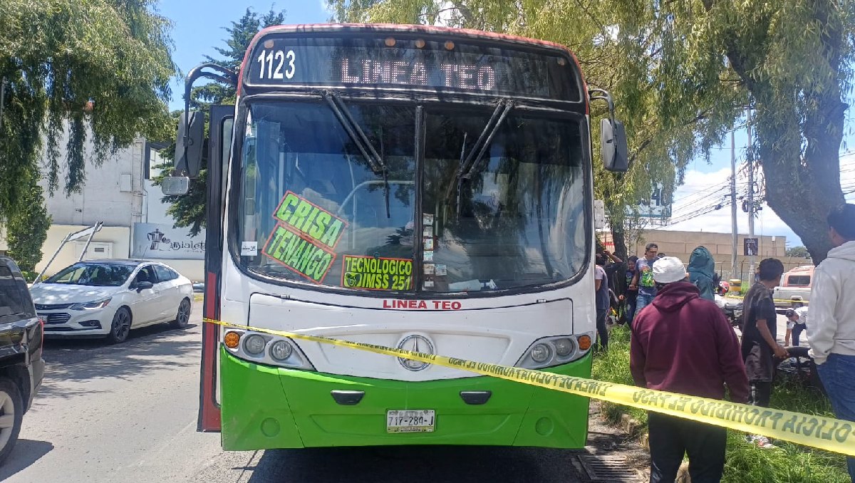 El camión involucrado en el accidente mortal cubría la ruta Tenango-Crisa. Foto: (Especial)