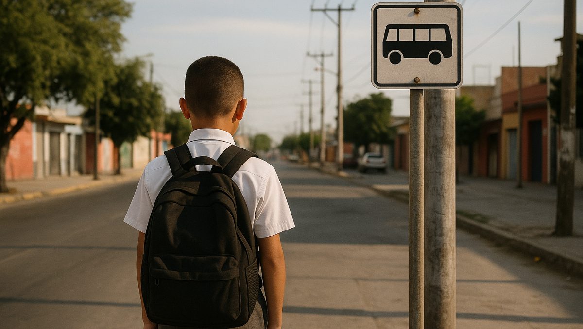 Carlos Arturo fue privado de su libertad al salir de la escuela en Xalapa, Veracruz | Imagen creada con Sora IA