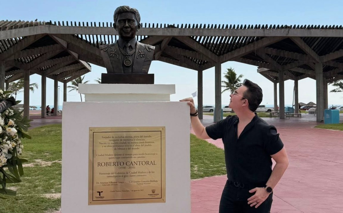 Hijo de Roberto Cantoral agradece homenaje a su padre en Ciudad Madero