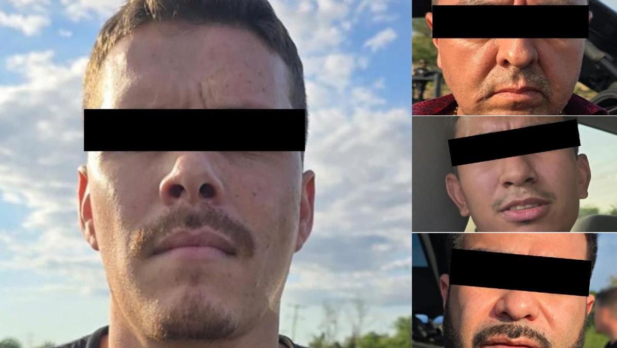 Jesús Miguel 'N' o Rosendo 'N' y tres cómplices fueron detenidos tras un operativo en Sinaloa. | Especial