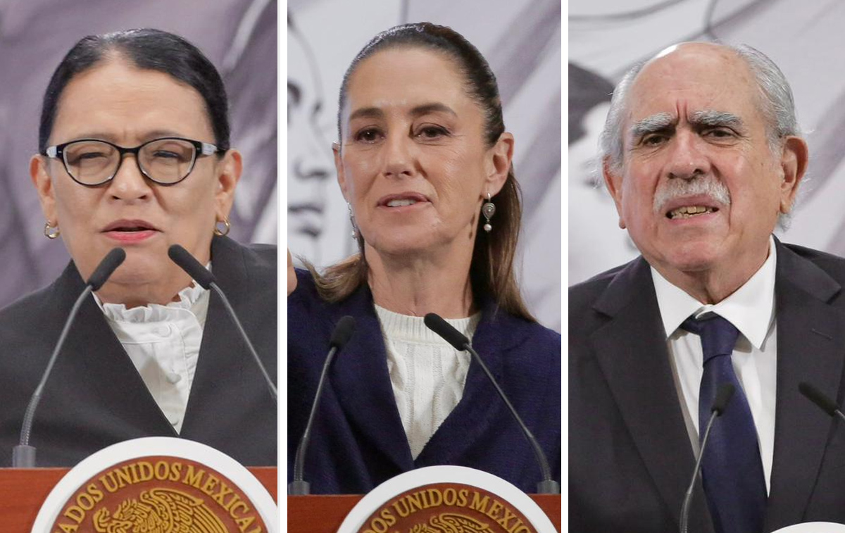 La Presidenta Claudia Sheinbaum dio su conferencia mañanera desde Palacio Nacional el 11 de agosto. | Ariel Ojeda