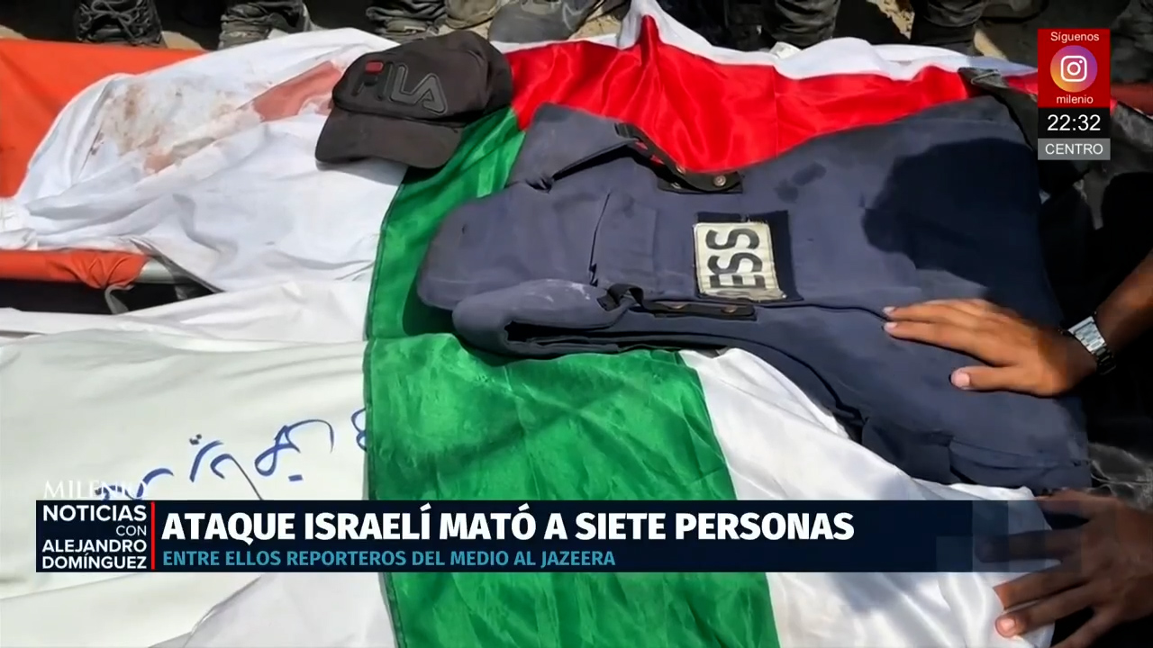 Ataque en la Franja de Gaza deja 7 muertos incluyendo 4 periodistas de Al-Jazeera