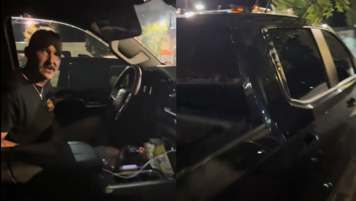 Cliente rastrea su camioneta y descubre que no estaba en el taller, sino en un Home Depot.