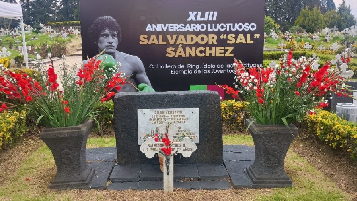 Conmemoran al histórico boxeador mexicano Salvador Sanchez (Jesús Quezada)