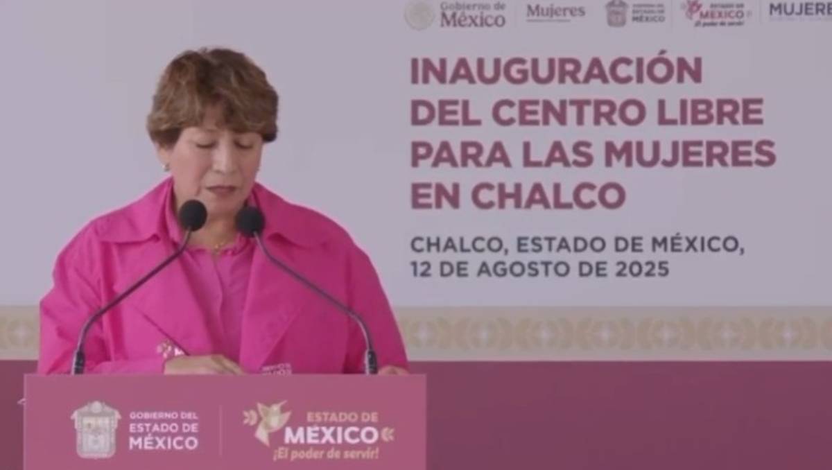 La gobernadora del Edomex, Delfina Gómez Álvarez no pudo contener las lágrimas al recordar los asesinatos de Fernandito y Dulce. | Especial