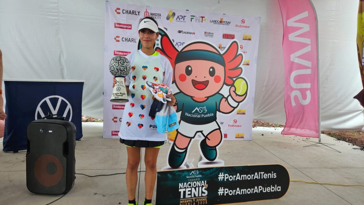 Poblana gana doble corona en el Torneo Nacional de Tenis 2025 | Especial
