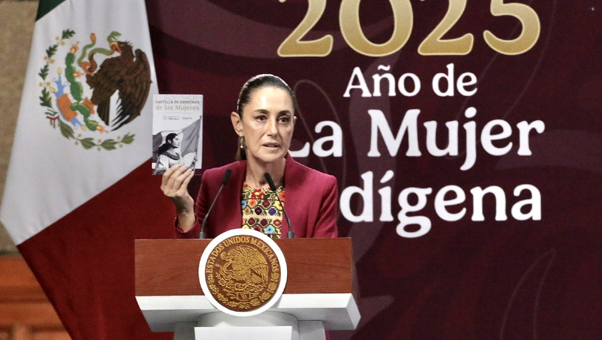 La presidenta Claudia Sheinbaum en la inauguración de la Conferencia Regional sobre la Mujer. | Ariel Ojeda