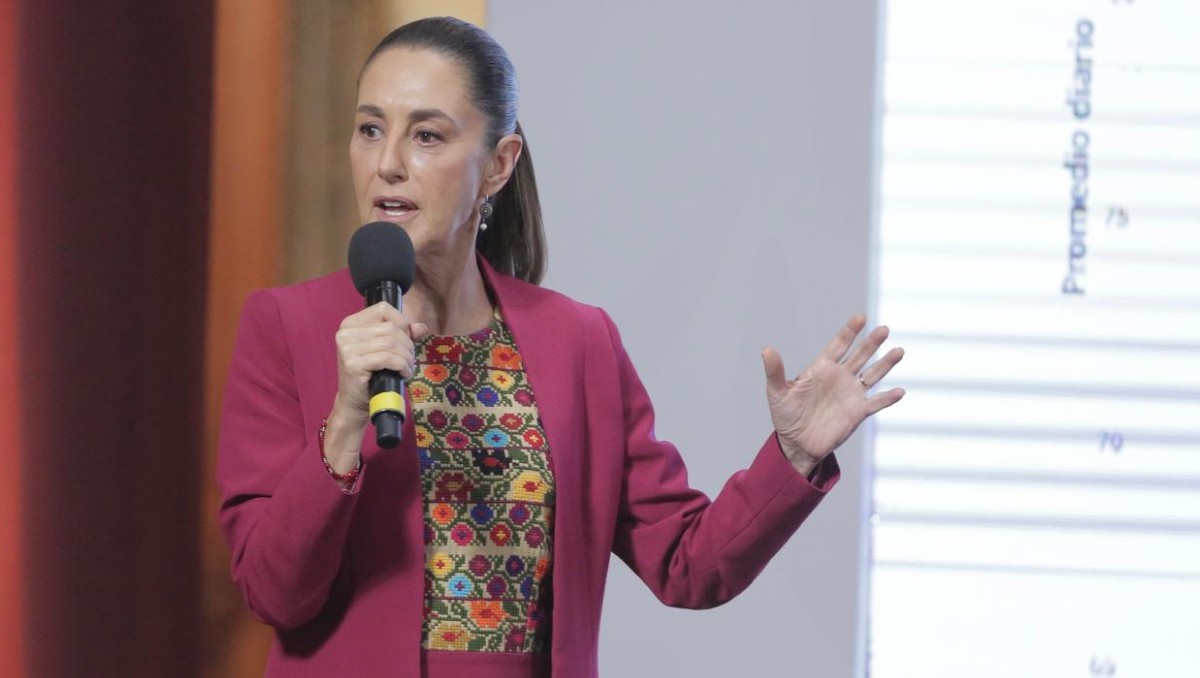 La Presidenta expresó que la tasa de homicidios por cada 100 habitantes en menor en CdMx que en Washington. | Foto: Ariel Ojeda