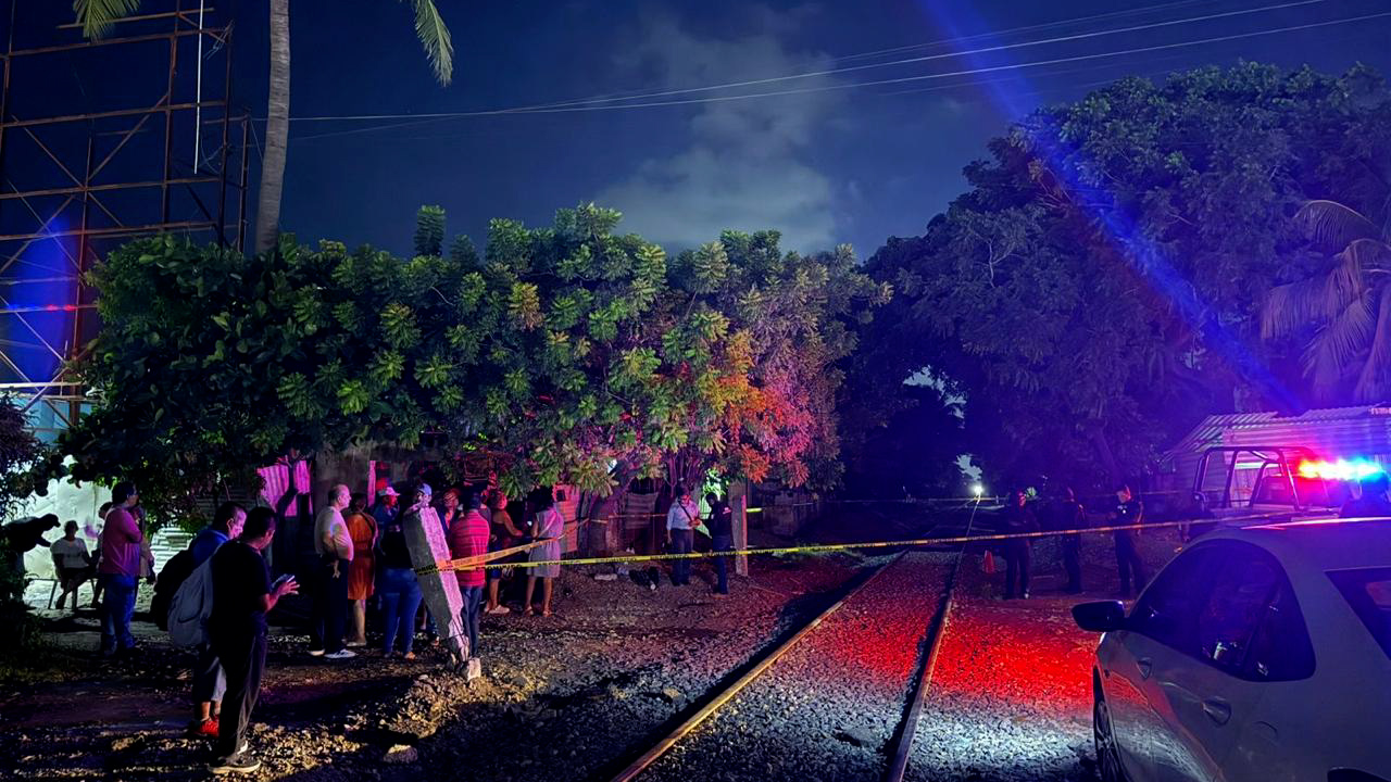 Accidente en Veracruz: joven muere al cruzar vías de tren